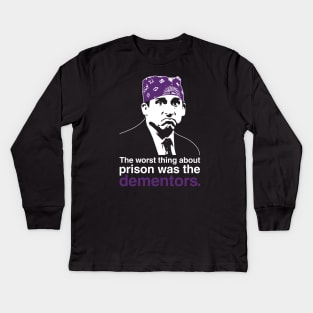 Prison Mike Kids Long Sleeve T-Shirt